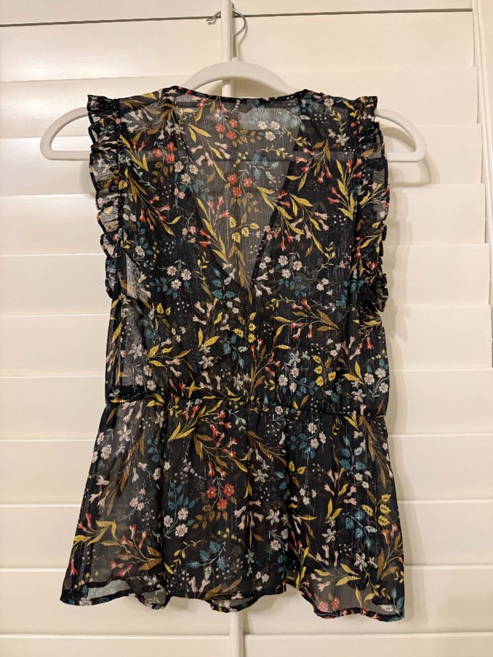 Zara floral top, medium